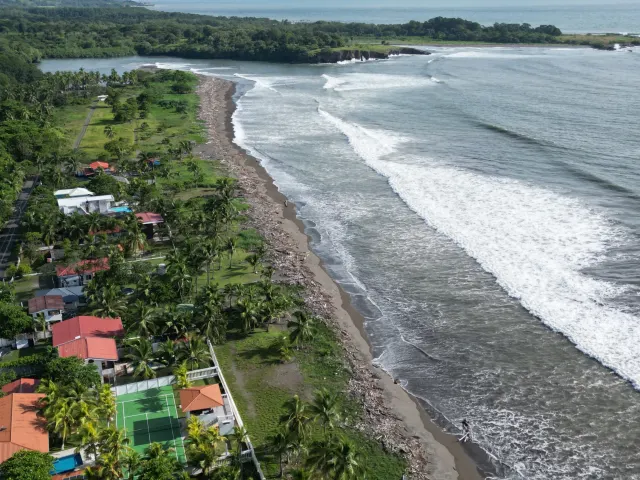 Beachfront home with Pool and Cottage SOLD