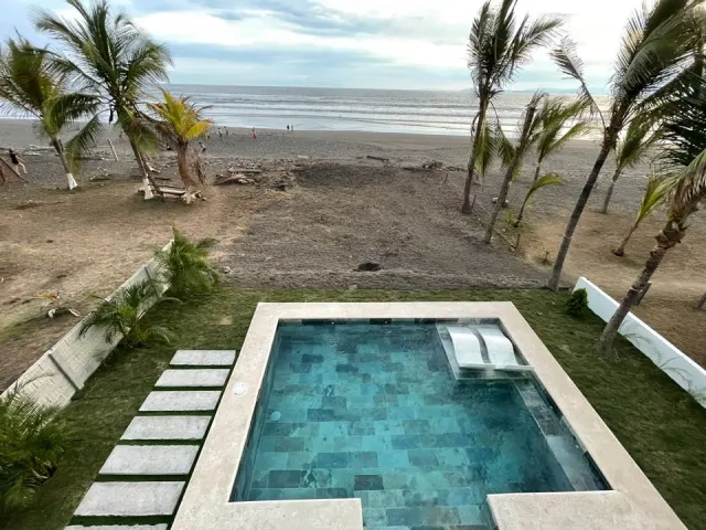 Beachfront Home with Private Pool in Playa Tivives – 4 Bedrooms + 2 Guest Studios | $595,000