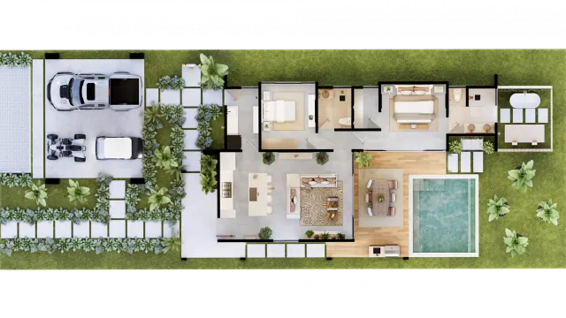 Contemporary Home for Sale in Corozalito with Private Pool and Exclusive Tropical Setting
