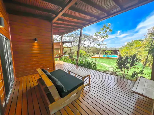 Turnkey Rental Opportunity: Charming Lodges with Pool Near Santa Teresa Beach