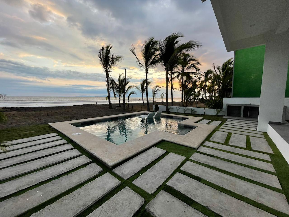 costa rica beach sunset